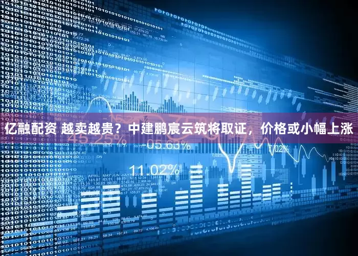 亿融配资 越卖越贵？中建鹏宸云筑将取证，价格或小幅上涨