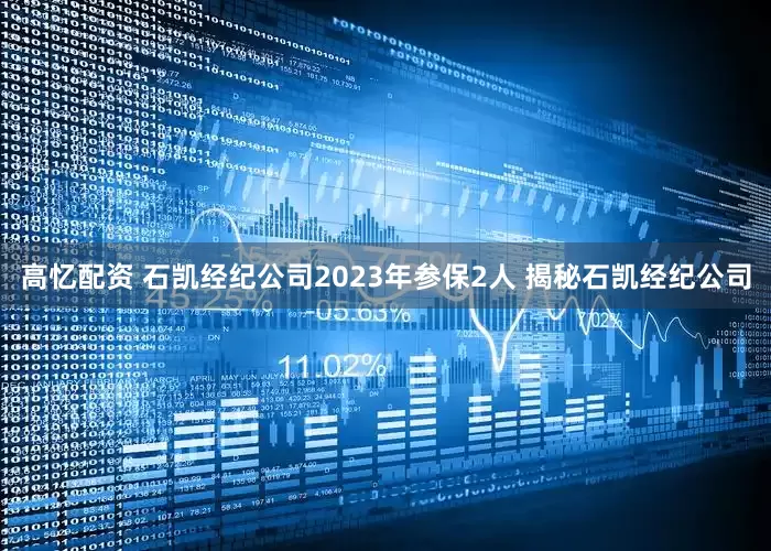 高忆配资 石凯经纪公司2023年参保2人 揭秘石凯经纪公司